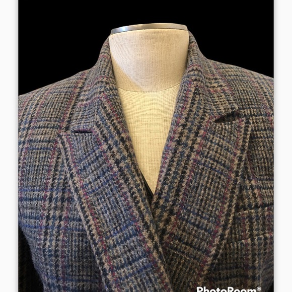 Vintage tweed Giorgio Sant’ Angelo 100% wool blazer - Picture 4 of 13